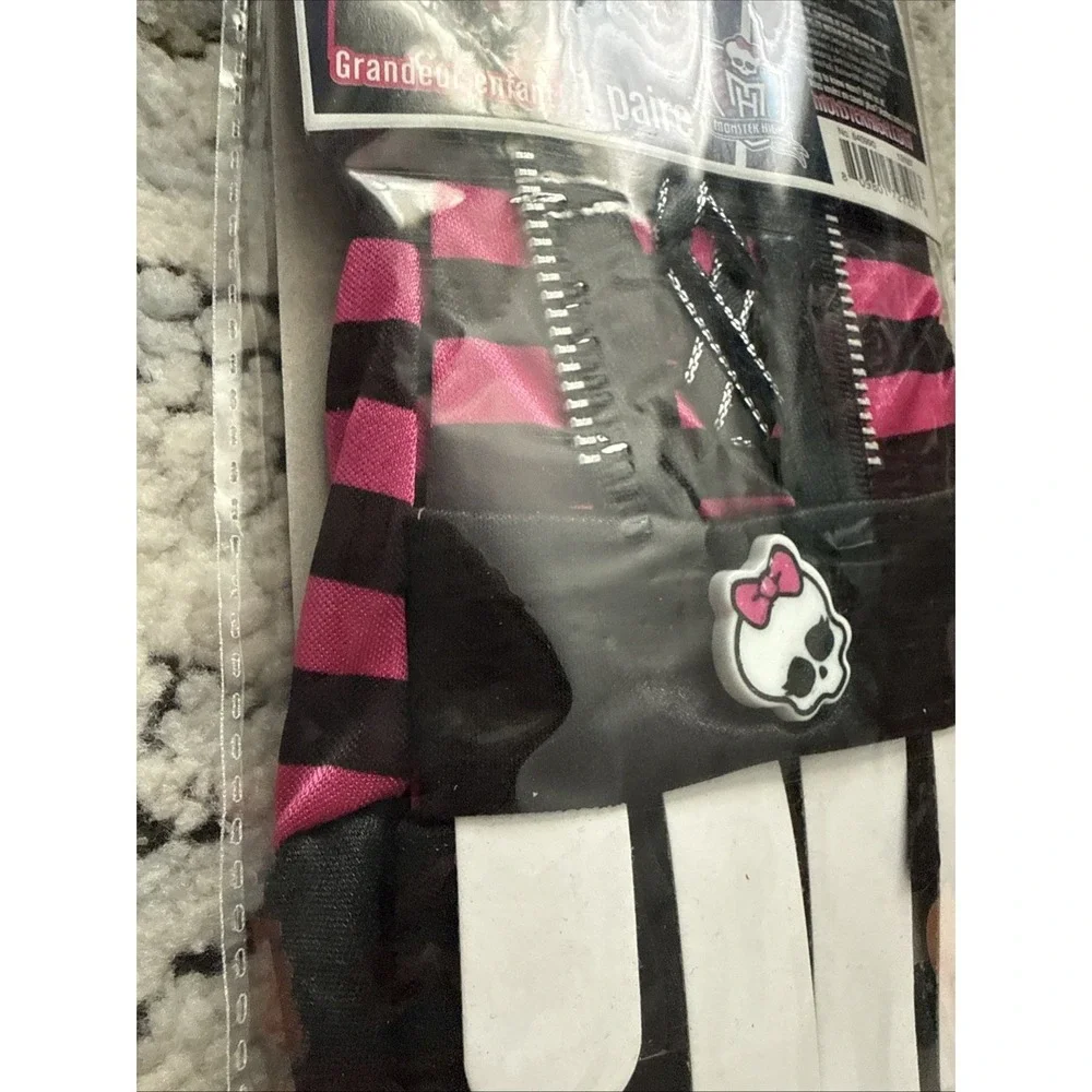 Monster High Creeptastic Corset Childs Gloves Fingerless  Ages 6+ 2014